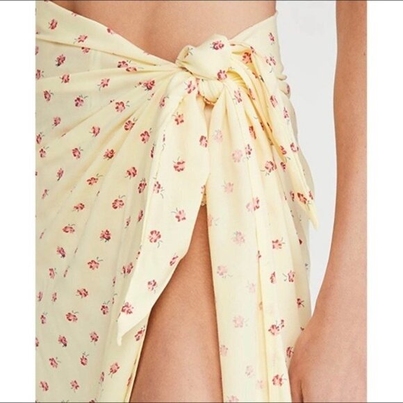 Faithfull the Brand Skirt NWT Santa Maria Midi Floral Skirt new xs - Picture 3 of 7